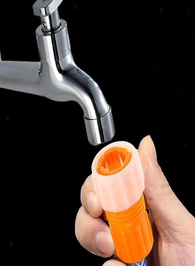 Wrixty Multifunction Tight Pipe Connector | Tight connector Universal Adapter Coupling Mesh Water Nozzle Fitting | Hose Connection Hard pipe Universal Quick Nozzle Water pipe Connector (1) - Image 2